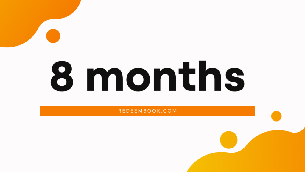 8th month how many weeks