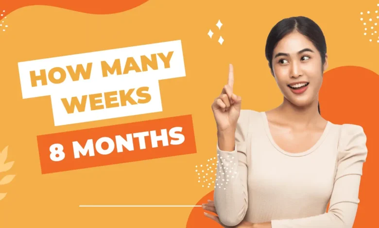 How many weeks are there in 8 months