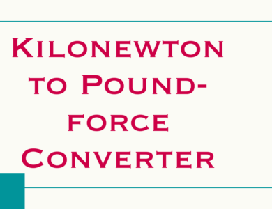 Kilonewton to Pound-force Converter