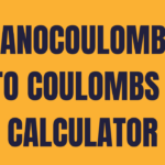 Nanocoulombs to coulombs calculator