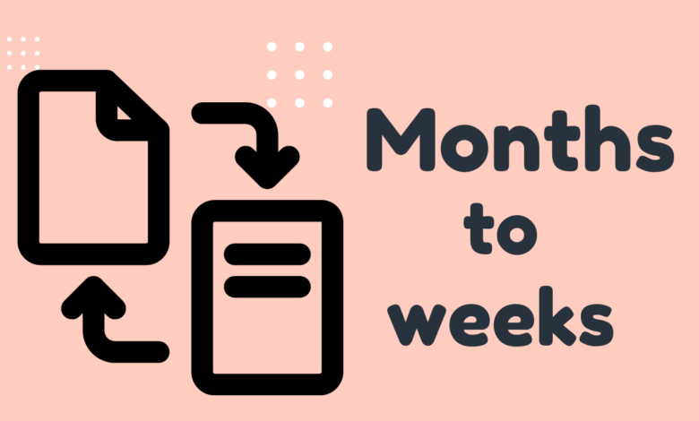 how many weeks are in an average month
