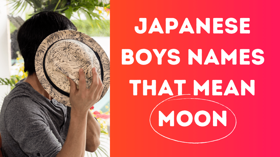 Japanese Boys names Meaning moon